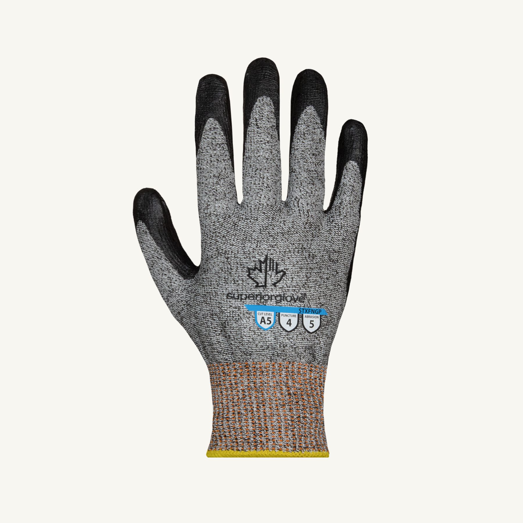 Superior Glove® TenActiv™ STXFNGP Foam Nitrile Coated A5 Cut Gloves